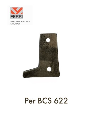 Piastrina dente doppio - sf, per